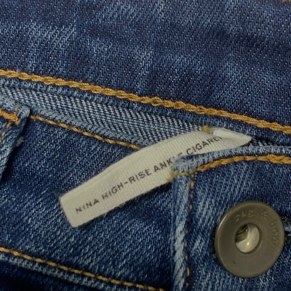 RAG & BONE NINA High-Rise Cigarette in MANCHESTER with SLIT Size 27 in EUC - Picture 9 of 11